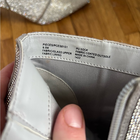 Silver Rhinestone Booties - Picture 6 of 11